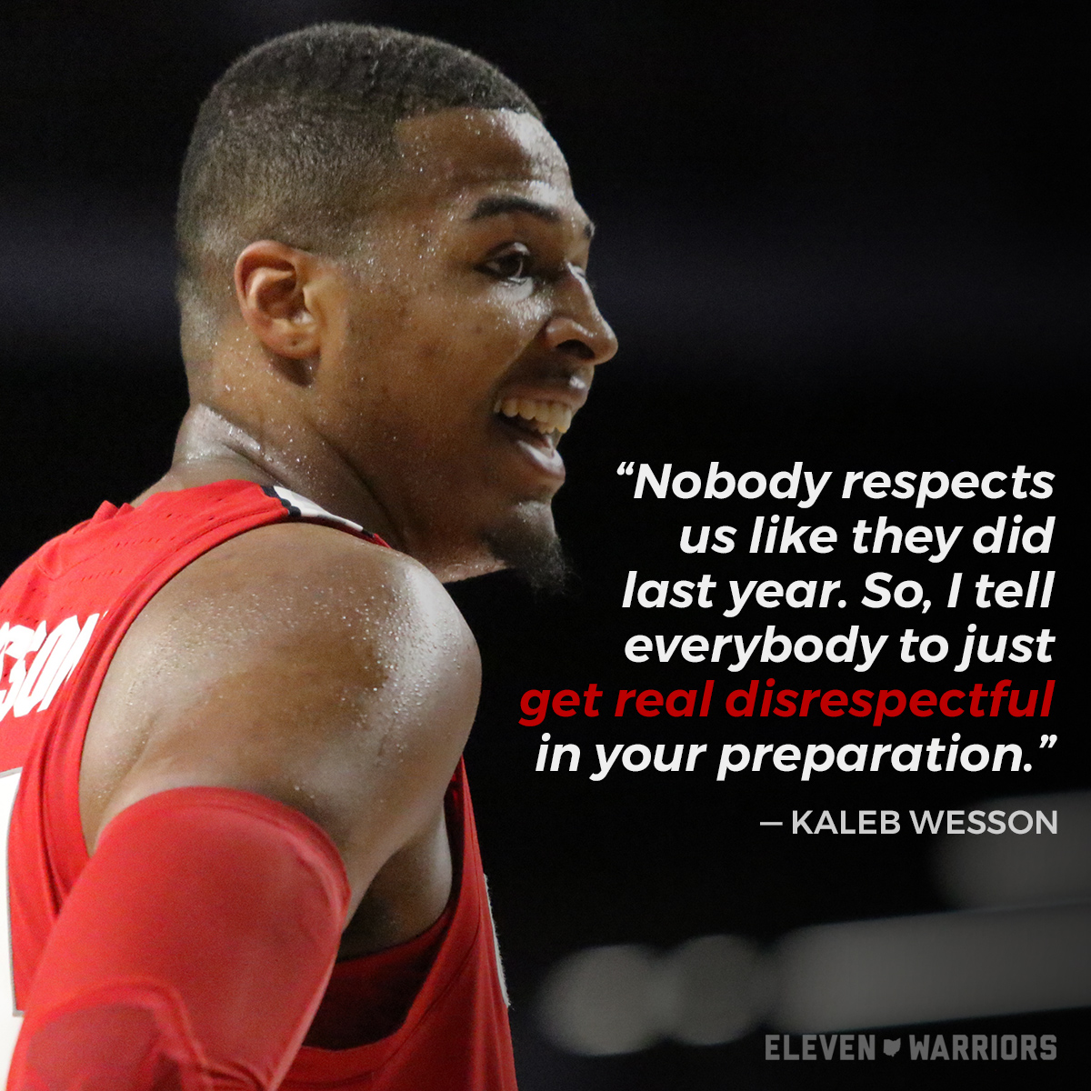 Kaleb Wesson quote Kaleb Wesson quote