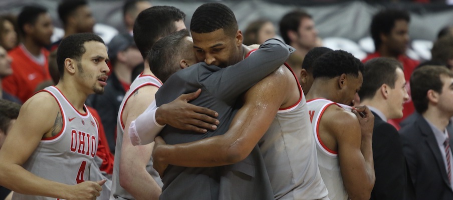Kaleb Wesson and Chris Holtmann Kaleb Wesson and Chris Holtmann