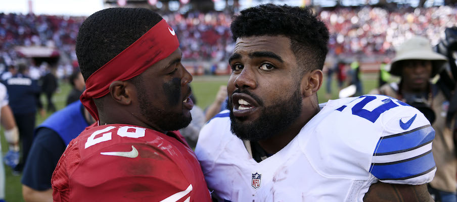 Carlos Hyde and Ezekiel Elliott