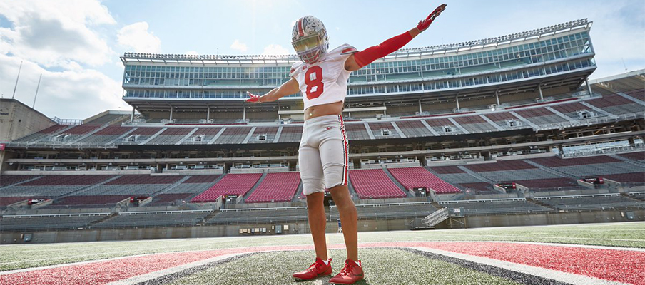 Four-star safety Lathan Ransom is at the top of Jeff Hafley's board.