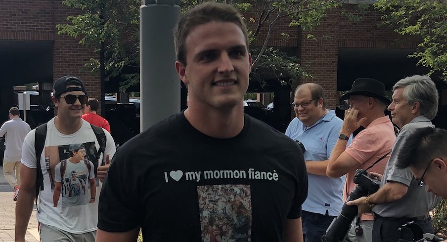 He loves his mormon fiance. He loves his mormon fiance.
