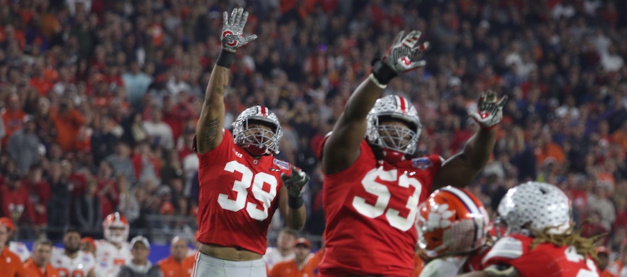 Malik Harrison and DaVon Hamilton Malik Harrison and DaVon Hamilton
