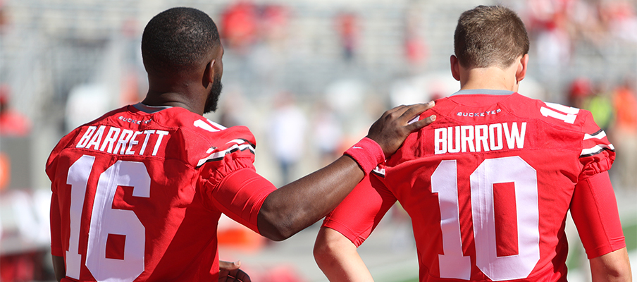 2015 signee Joe Burrow was mentored by J.T. Barrett during his time in Columbus.