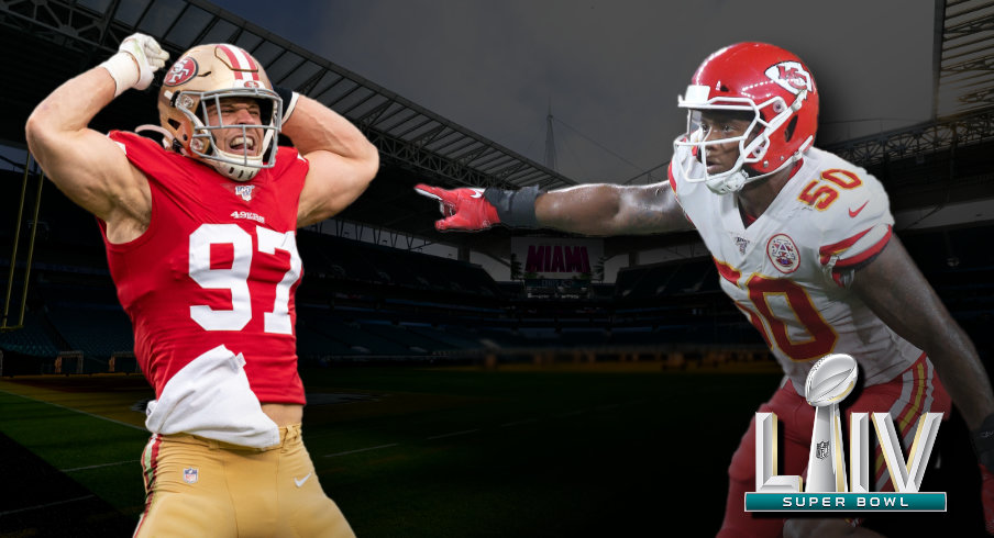 Former Ohio State Stars Nick Bosa, Darron Lee Set for First Super Bowl  Appearances As San Francisco 49ers Face Kansas City Chiefs