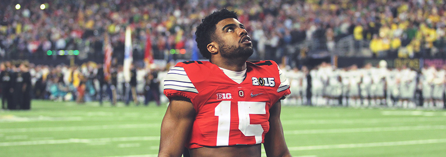 Ezekiel Elliott in the 2015 College Football Playoff Championship