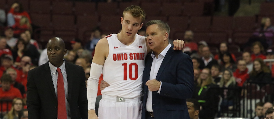 Justin Ahrens and Chris Holtmann