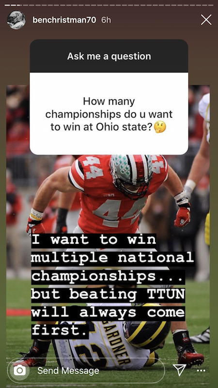 BEN CHRISTMAN KNOWS. BEN CHRISTMAN KNOWS.