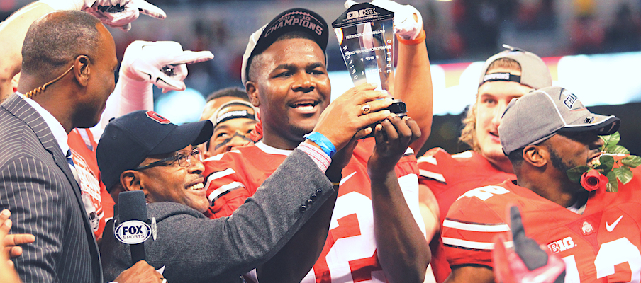 Cardale Jones after the 2014 Big Ten Championship Game