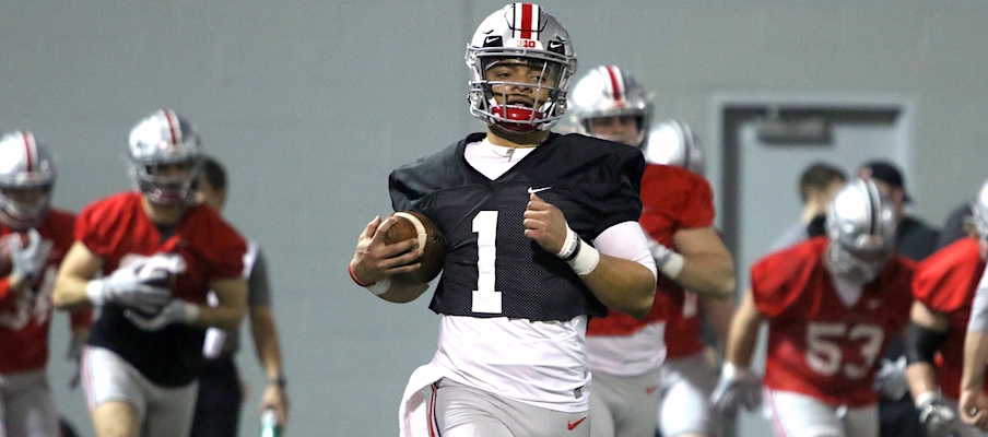 Justin Fields and the Buckeyes
