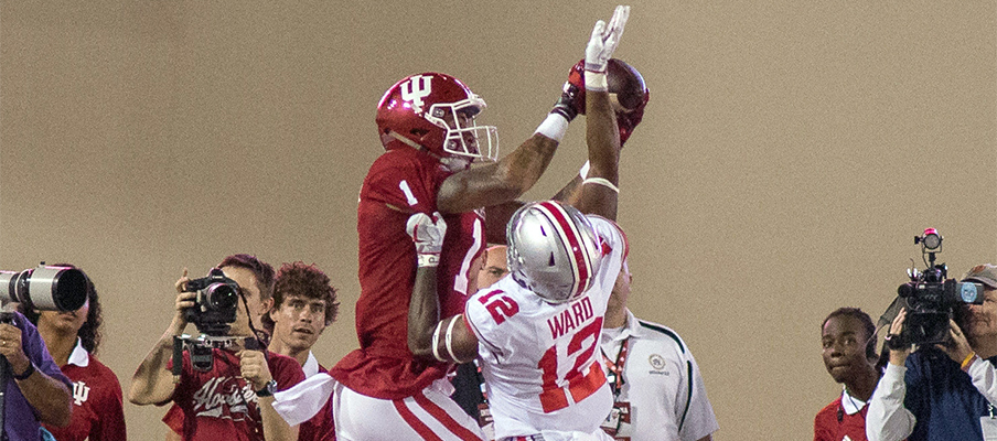 Simmie Cobbs Jr. gave Ohio State some problems in 2017. Simmie Cobbs Jr. gave Ohio State some problems in 2017.