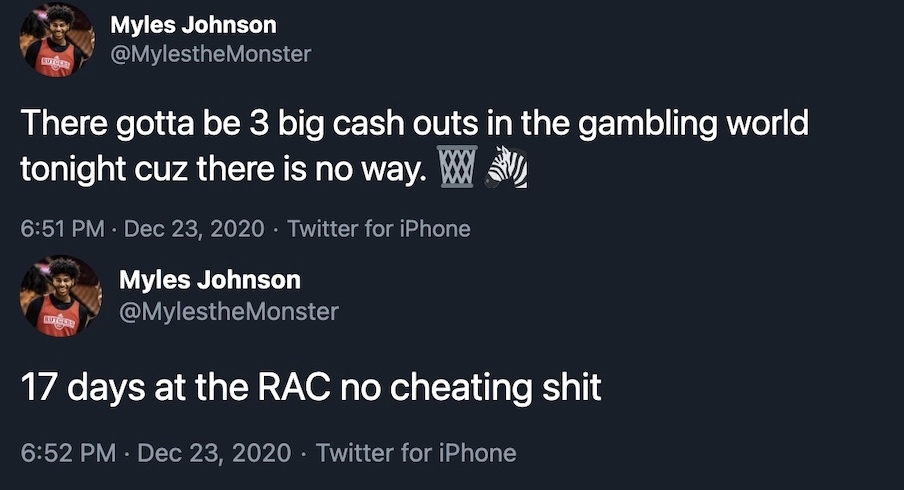 Myles Johnson tweets Myles Johnson tweets