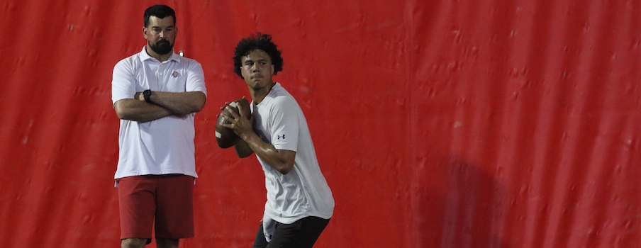 Ryan Day watching Cameron Edge Ryan Day watching Cameron Edge