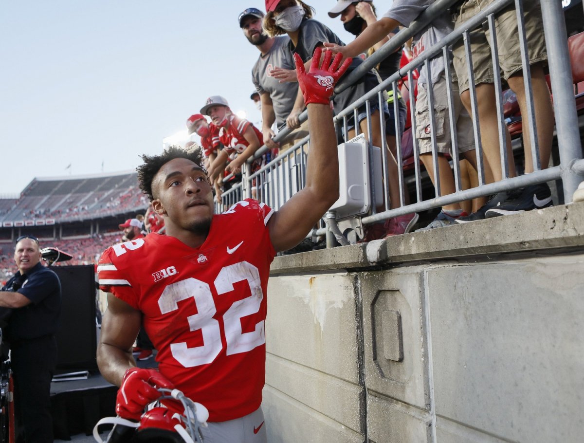 TreVeyon Henderson ran for 277 yards against Tulsa on Saturday, breaking Archie Griffin s Ohio State freshman record.