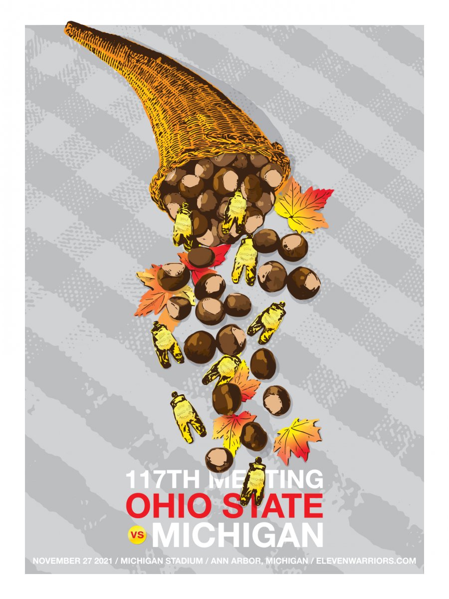 Brutus has plenty to be thankful for in this week's game poster.