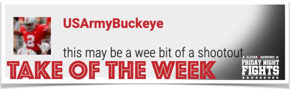 all hail the 11W Take of the Week