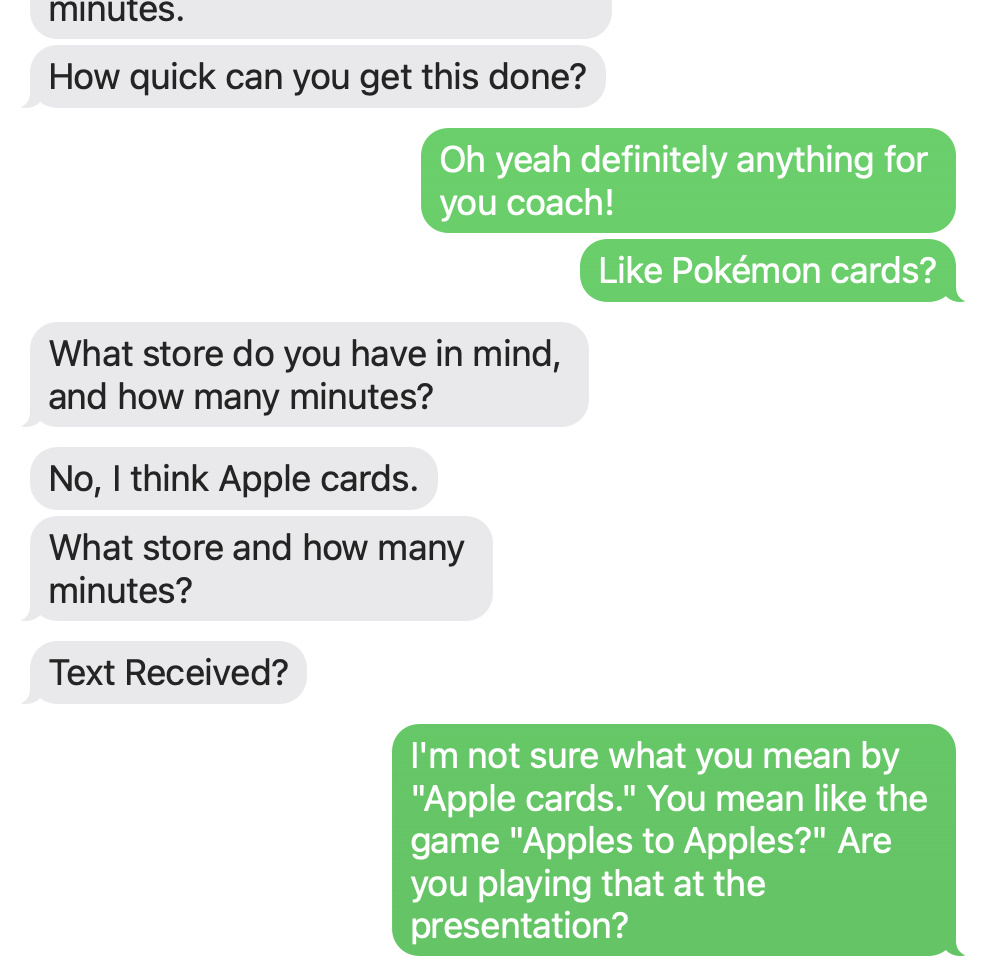 Apples to Apples? Apples to Apples?