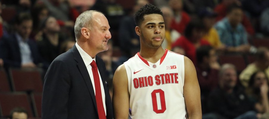 Thad Matta & D'Angelo Russell