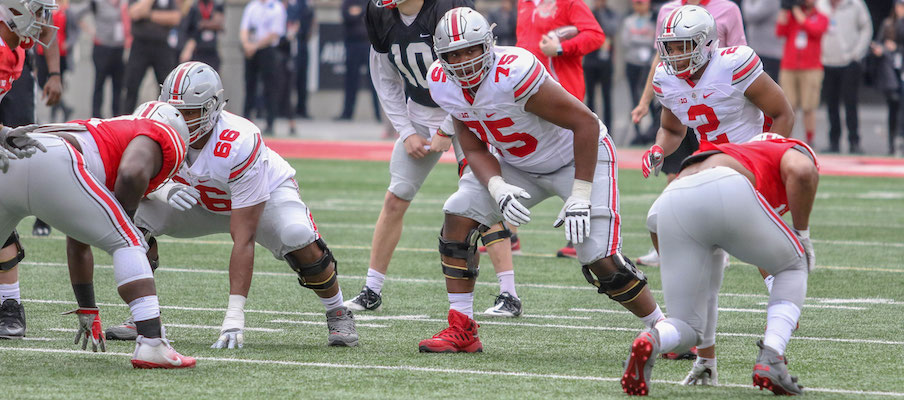 Thayer Munford in the spring game