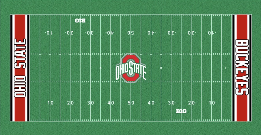 Helmet stripe end zones Helmet stripe end zones