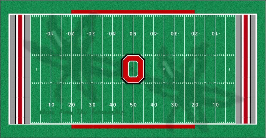Helmet stripe end zones Helmet stripe end zones