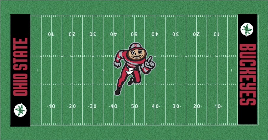 Black end zones and Brutus