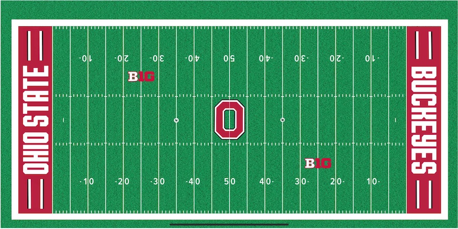 Scarlet helmet stripe Scarlet helmet stripe