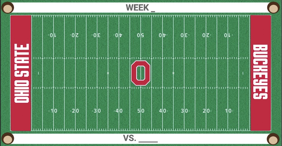 Week and opponent sidelines Week and opponent sidelines