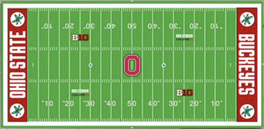 Buckeye Leaf end zones