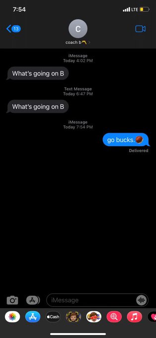 Bryson Rodgers text to Ron Bellamy Bryson Rodgers text to Ron Bellamy