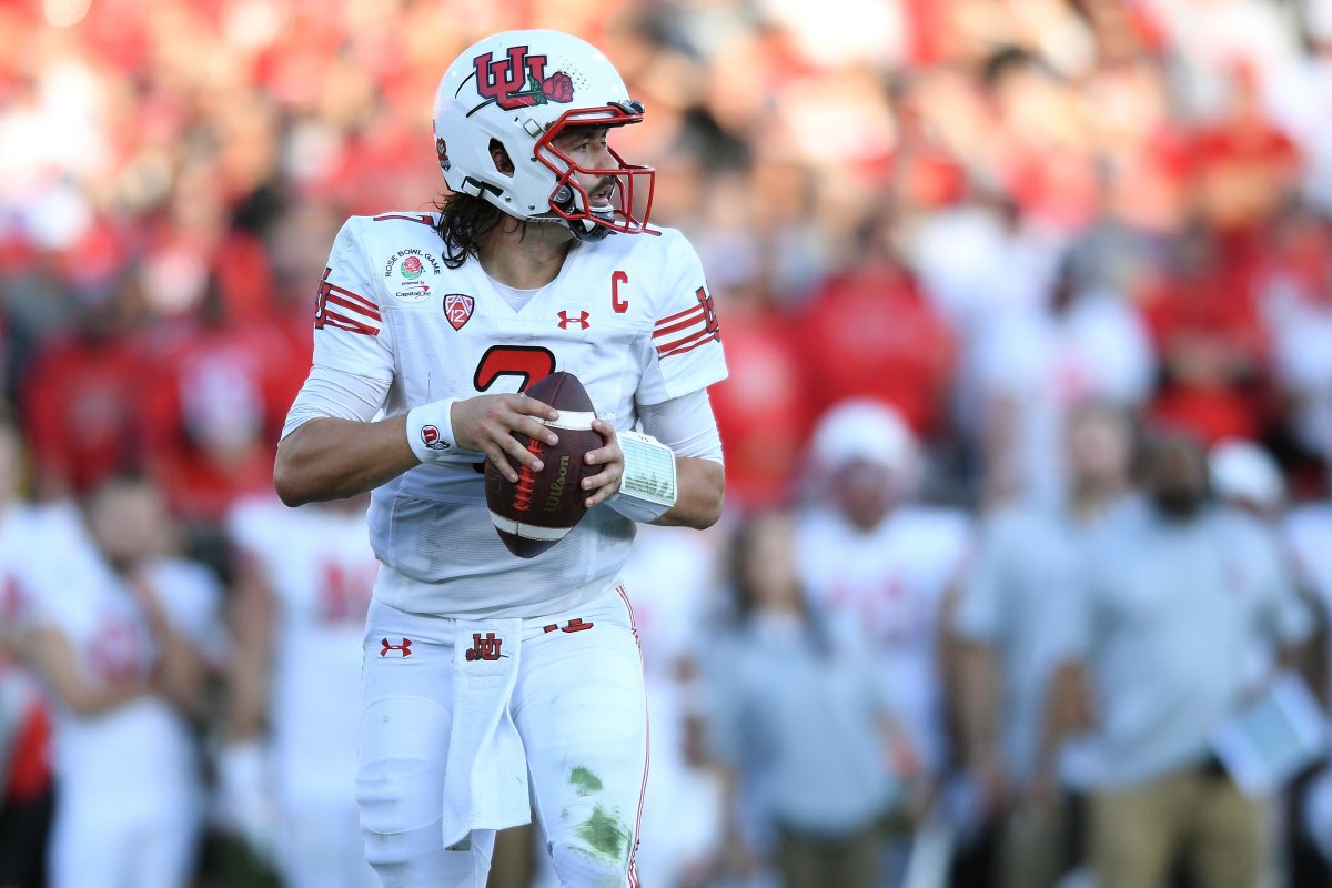 QB Cameron Rising of the Utah Utes