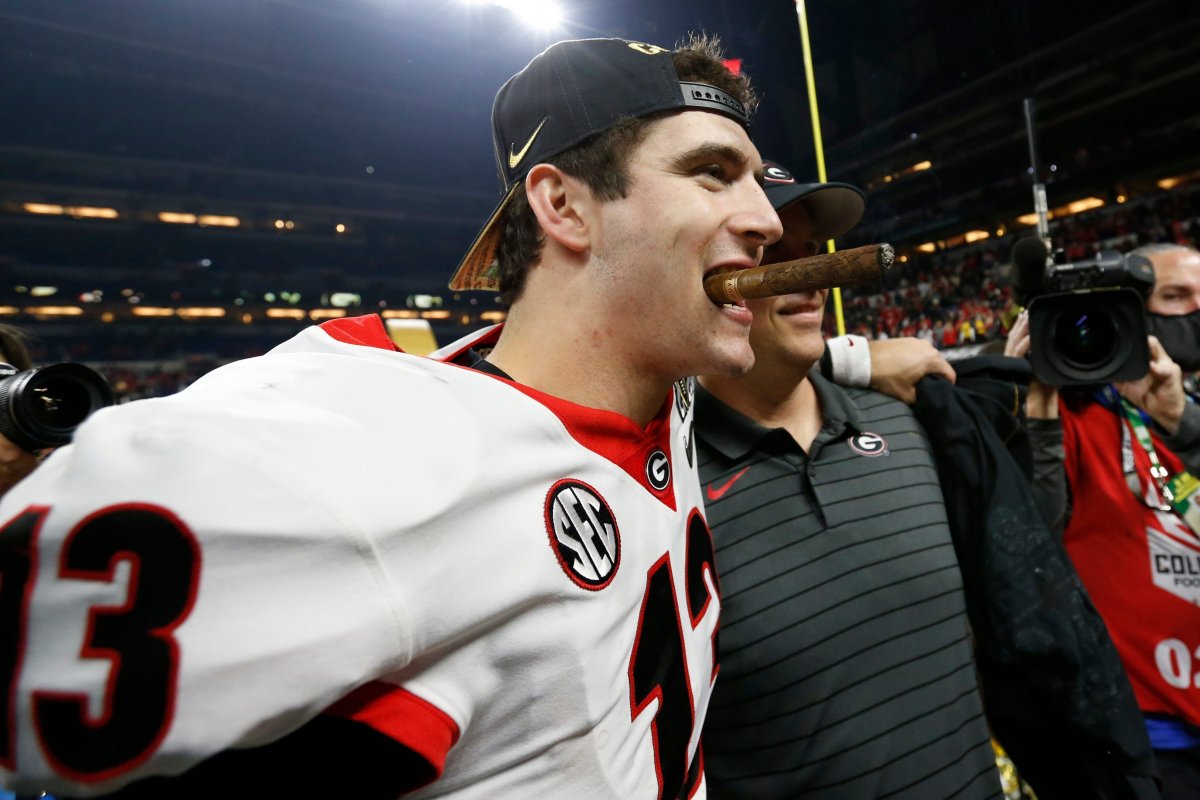 QB Stetson Bennett IV of the Georgia Bulldogs