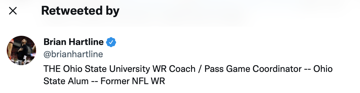 I mean how would Brian Hartline know that winning football games is hard