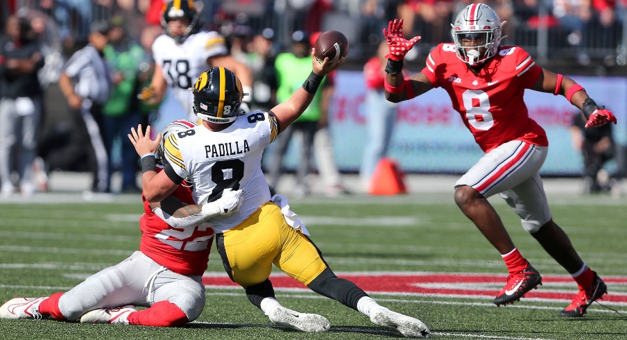 Iowa Debriefing: Ohio State's Defense Records a Half Dozen Takeaways While  the Offense Has a Field Day in the Second Half