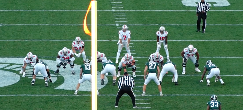 Xavier Johnson in the backfield Xavier Johnson in the backfield