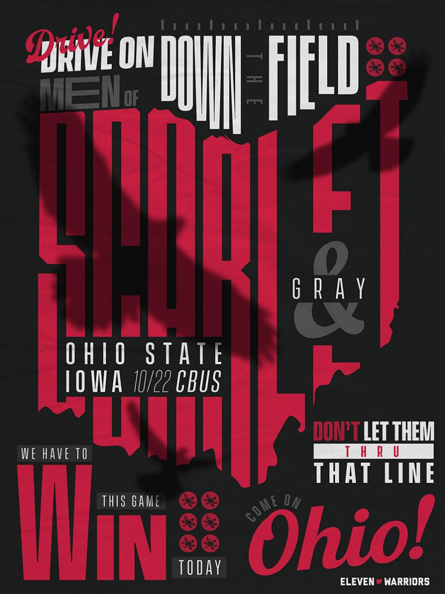 Iowa Game Poster