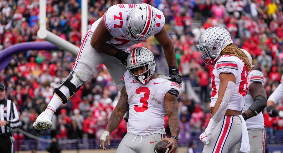 begging all 300+ lb linemen to stop jumping on OSU running backs after touchdowns, p & ty begging all 300+ lb linemen to stop jumping on OSU running backs after touchdowns, p & ty