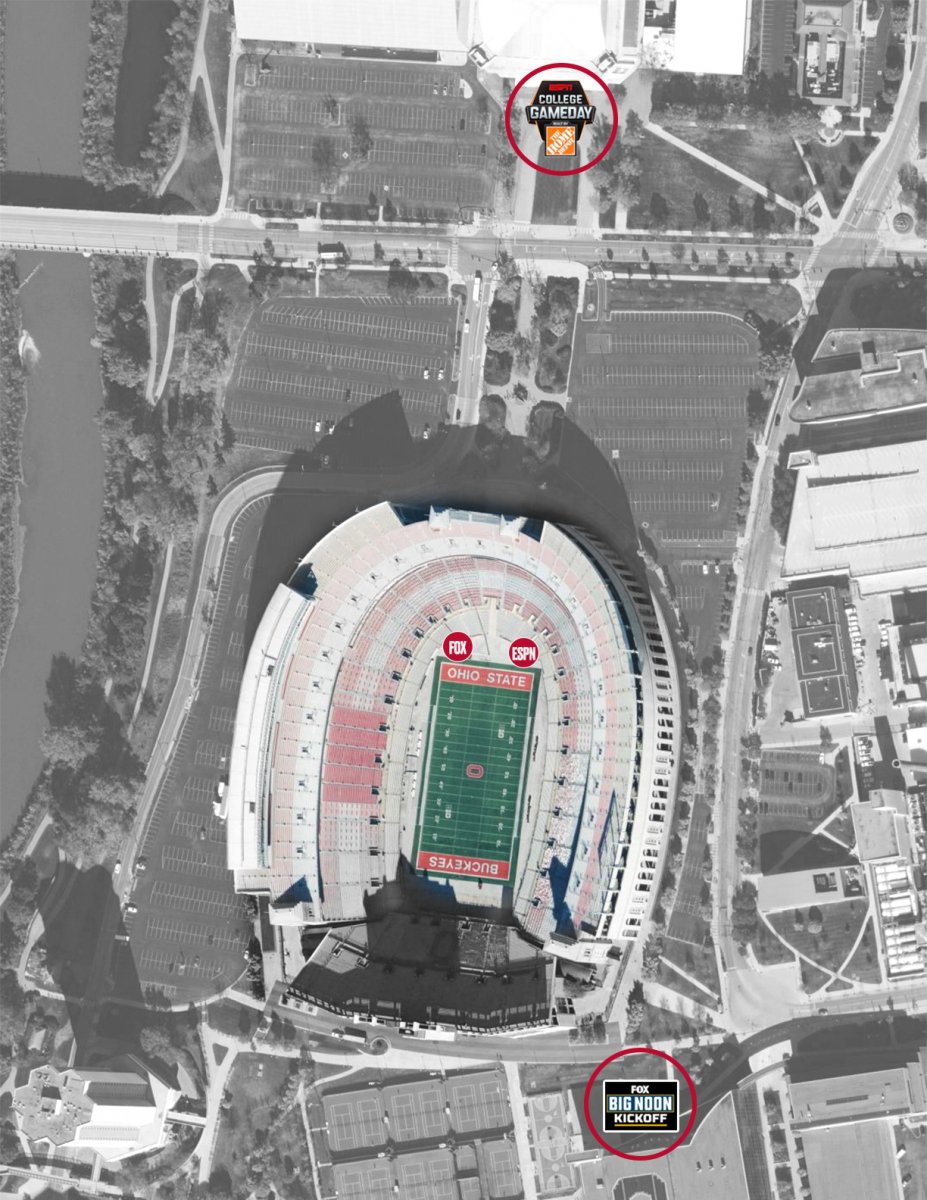 Pregame Shows Map Pregame Shows Map