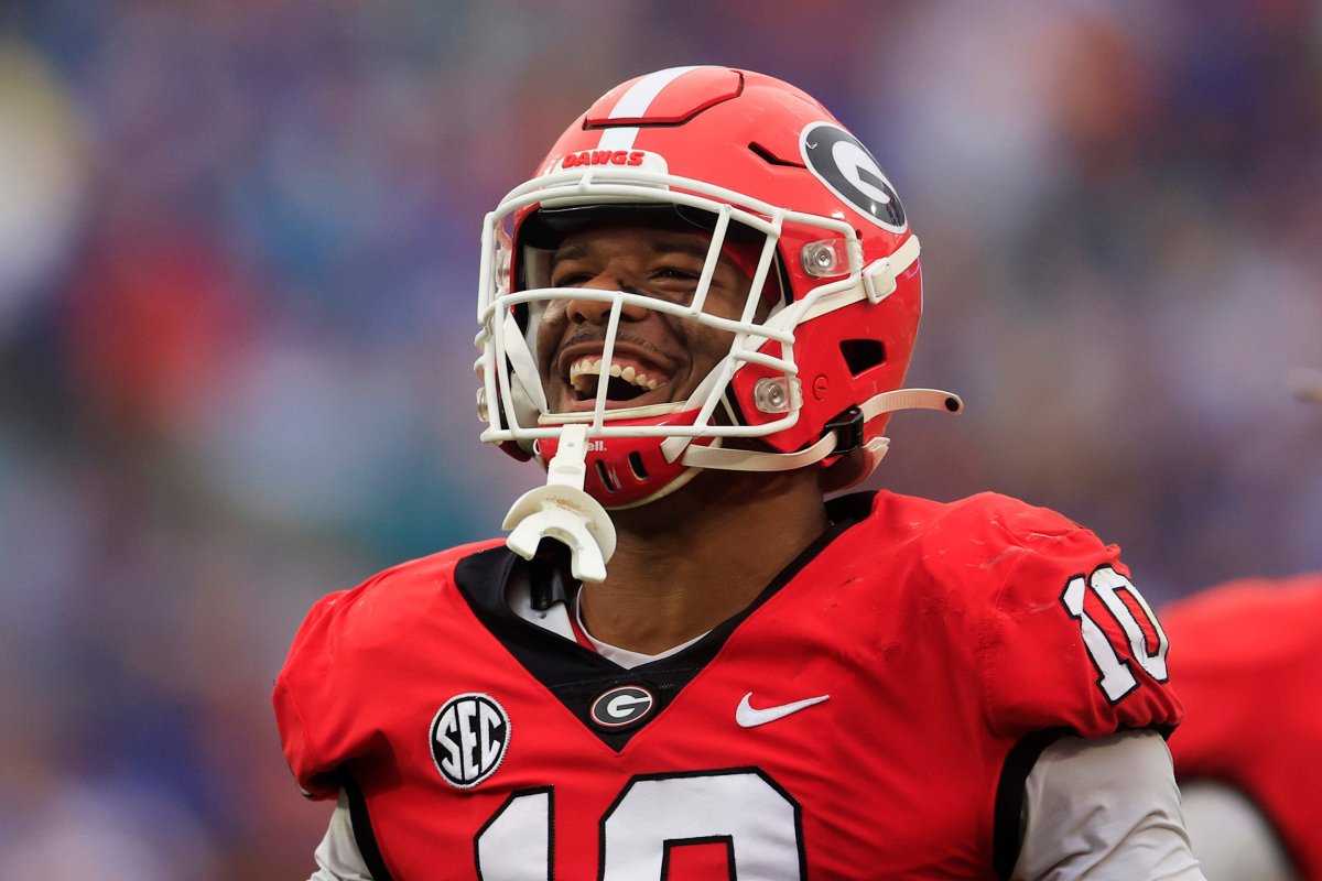 Linebacker Jamon Dumas-Johnson of the Georgia Bulldogs