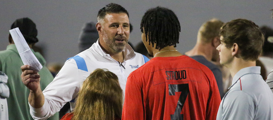 Mike Vrabel and C.J. Stroud