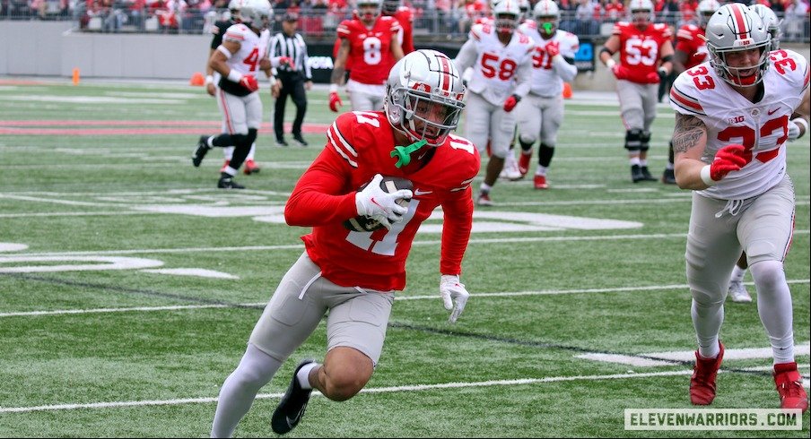 JSN with one of his final catches in Ohio Stadium :( 