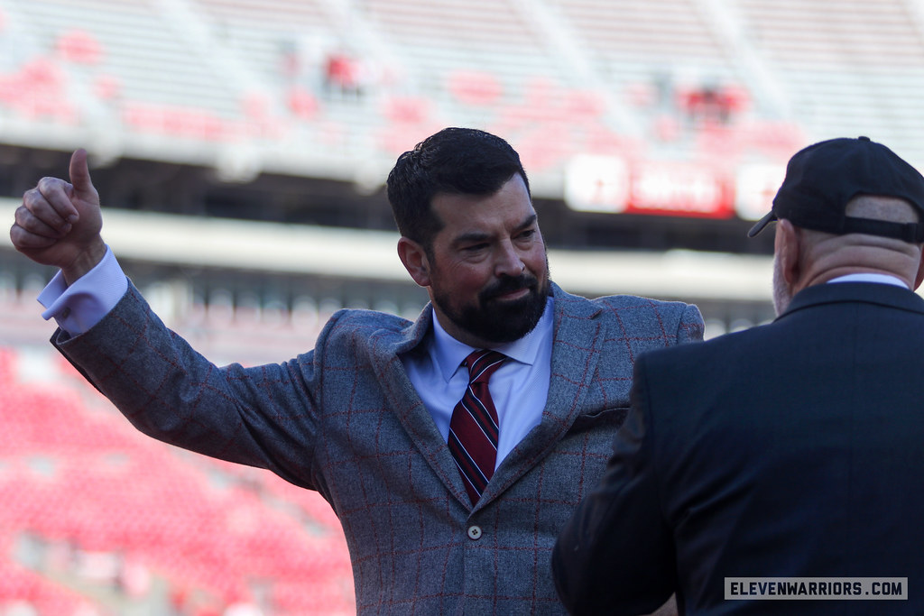 Ohio State head football coach Ryan Day