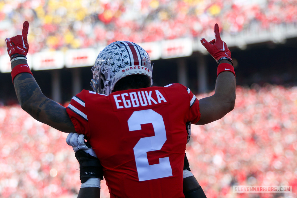 Ohio State wide receiver Emeka Egbuka