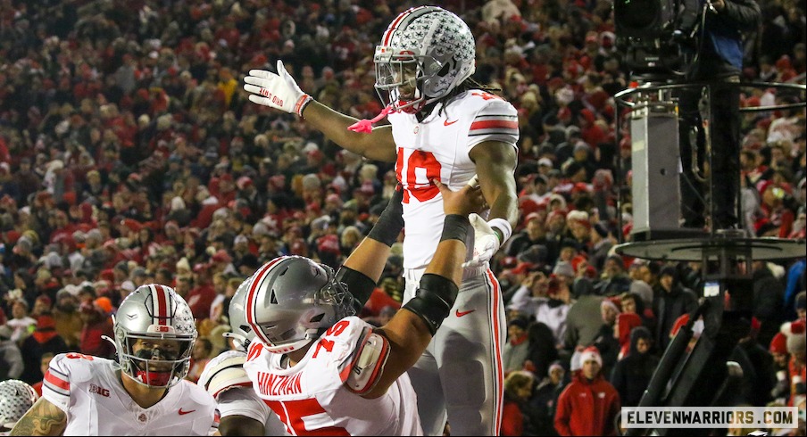 Marvin Harrison Jr. highlights from Ohio State's win vs. Wisconsin