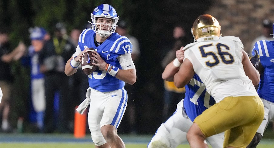 Ex-Duke QB Riley Leonard commits to Notre Dame in epic video