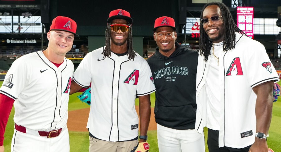 This Week in Twitter: Marvin Harrison Jr. Tosses First Pitch at Arizona Diamondbacks Game, OSU Women's Hockey Dominates PWHL Draft, and Neal Shipley Shines at the U.S. Open