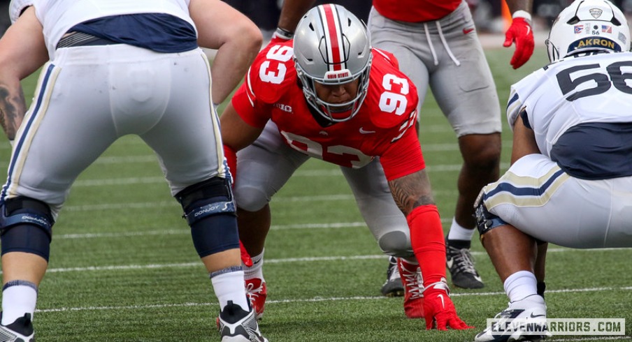 Hero Kanu Makes First Career Start for Buckeyes In Place of Tyleik Williams at Defensive Tackle | Eleven Warriors