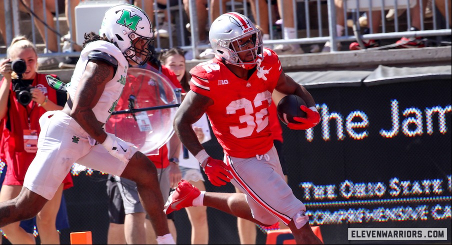 Donovan Jackson, George Fitzpatrick and TreVeyon Henderson Lead Pro Football Focus’ Highest-Graded Ohio State Players Against Marshall