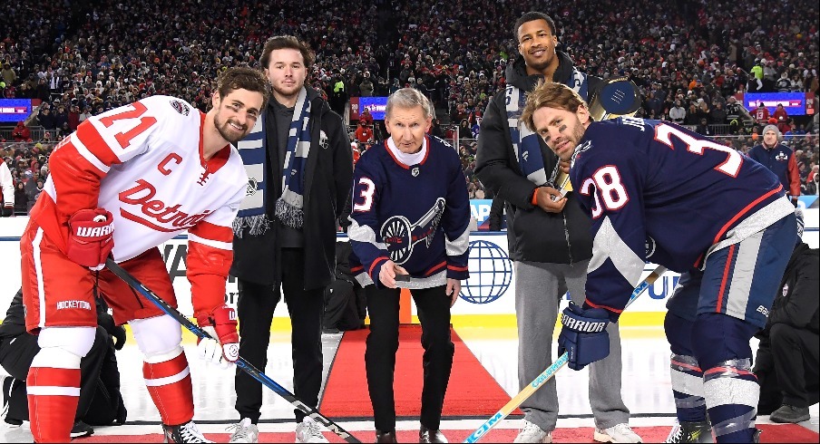 Ohio State National Championship Football Team Honored Alongside Spirit, Dance and Women's Hockey at Stadium Series' Second Intermission