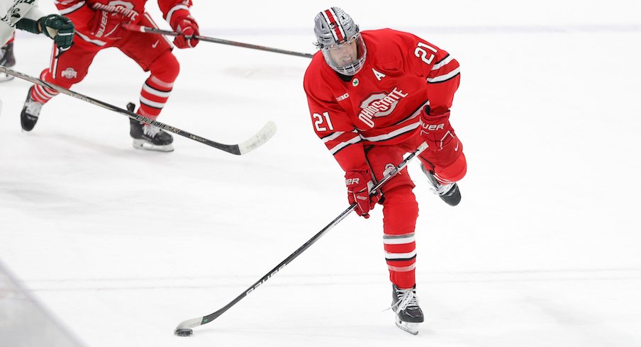 Ohio State Men’s Hockey Falls Just Short in Double-Overtime Battle with No. 1 Seed Michigan State in Big Ten Tournament Championship Game