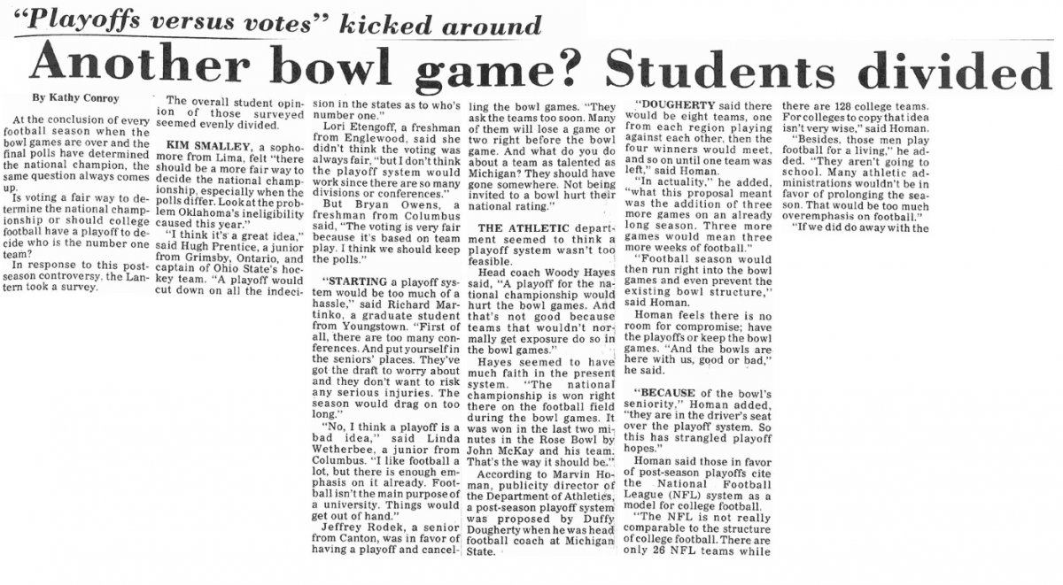 January 2, 1975 issue of The Lantern January 2, 1975 issue of The Lantern